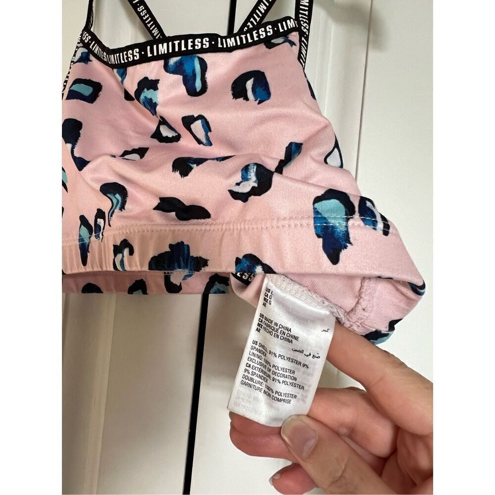 Ideology Pink & Blue 'Limitless' Leopard Bra - Picture 5 of 5